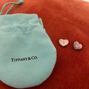 Tiffany & Co Paloma Picasso Heart Diamond Earrings